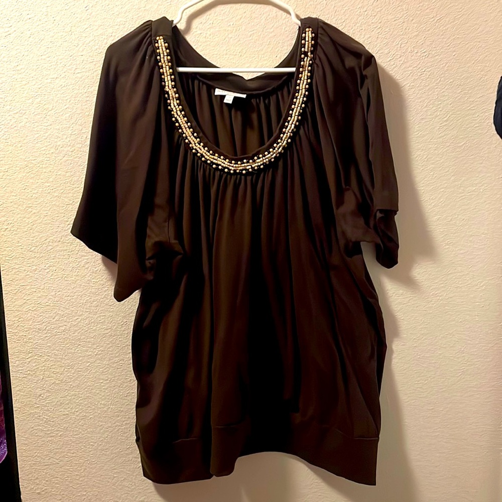 Brown blouse